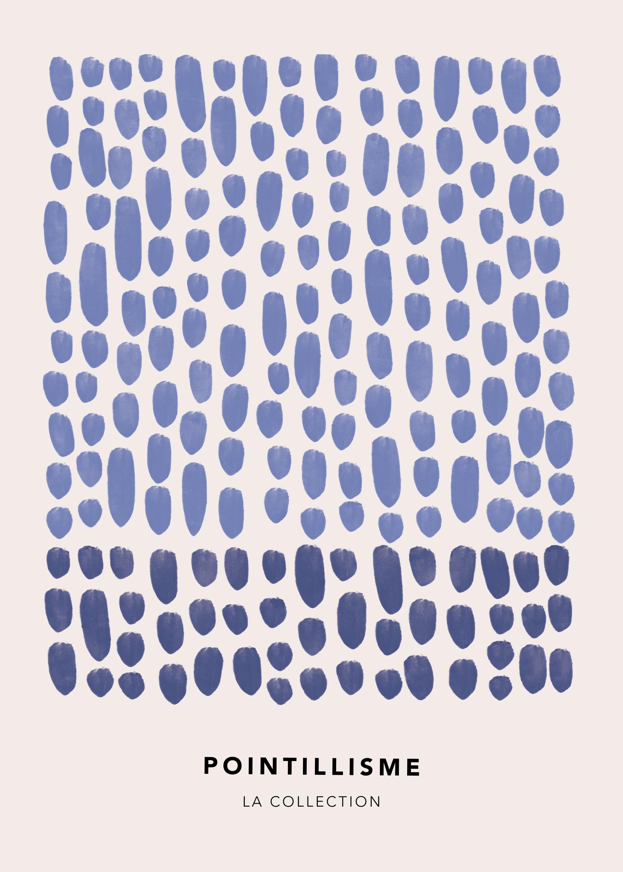 Dots in Blue No1 Print