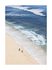 Dogs on Beach Print