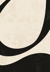 Black and Beige Centerpiece No2 Print