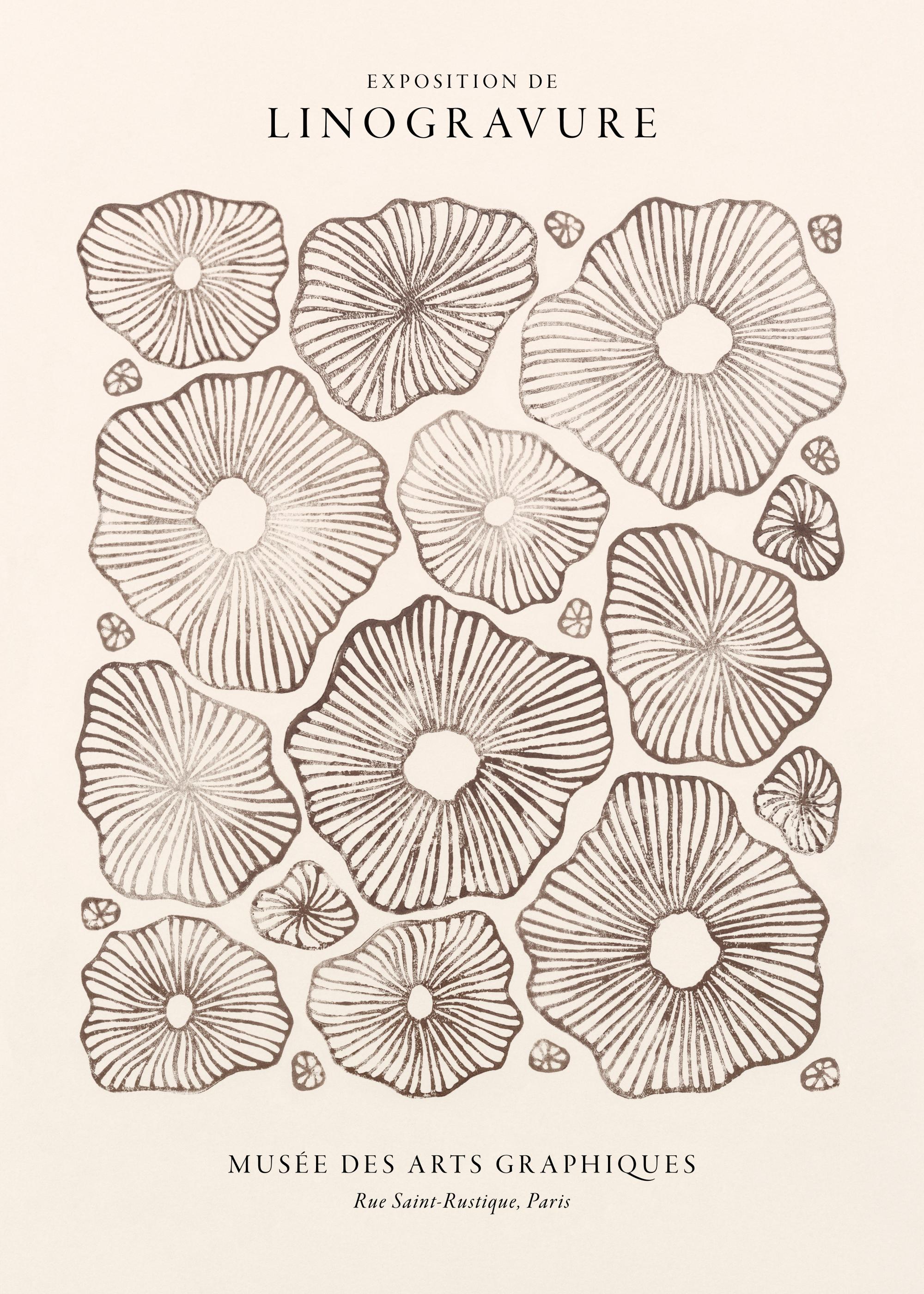 Linocut Exhibition Print