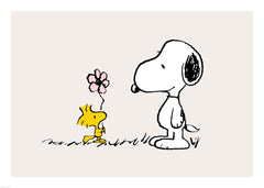 Snoopy and Woodstock Print