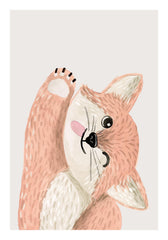 Flirty Fox Print
