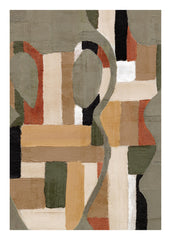 Painted Shapes No1 Print