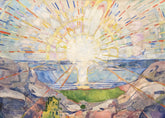 Edvard Munch - Solenintro Print