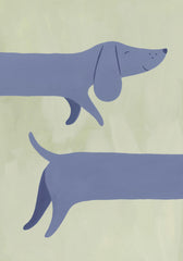 Double Dachshund Print