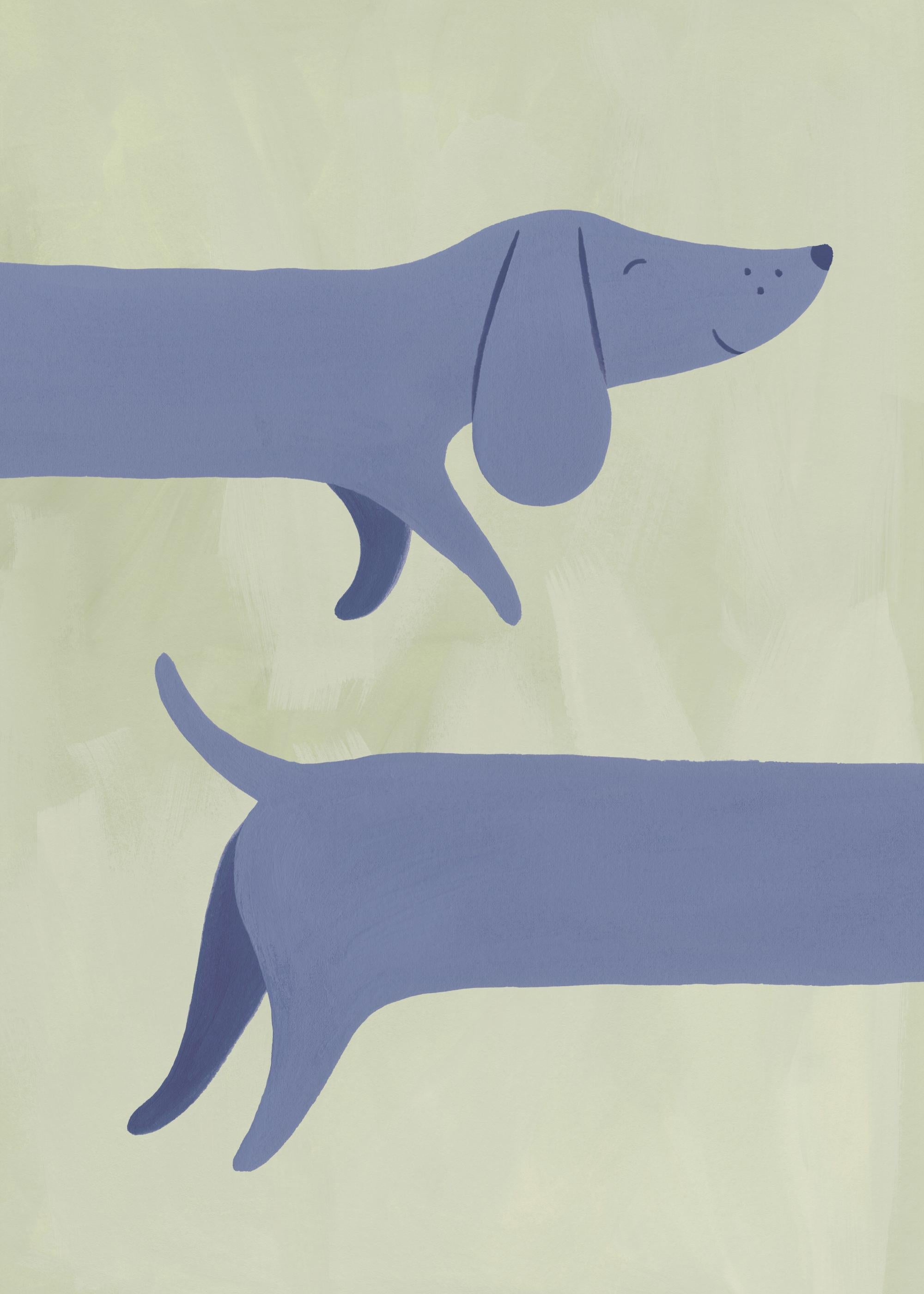 Double Dachshund Print