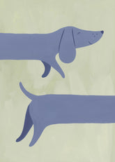 Double Dachshund Print