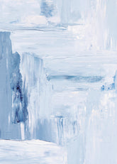 Blue Abstract Painting Print
