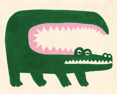 Crocodile Crush Print
