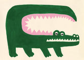 Crocodile Crush Print