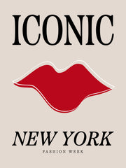 Iconic Lips Print