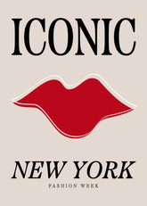 Iconic Lips Print