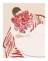 Hug of Roses Print