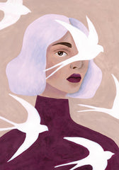 Fly on By Print