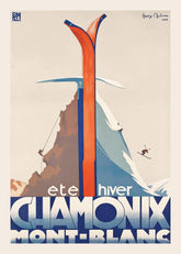 Chamonix Vintage Print