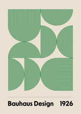 Bauhaus Design Arches Print