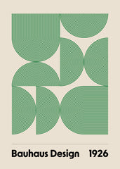 Bauhaus Design Arches Print