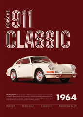 911 Classic Red Print