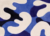 Blue Abstract Print