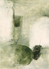 Contemporary Greens No1 Print