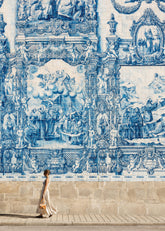 Azulejo Walk Print