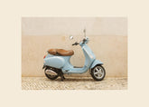 Blue Vespa Print