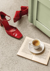 Espresso and Heels Print