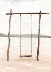 Oceanfront Swing Print