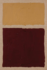 Ochre Versus Oxblood Print