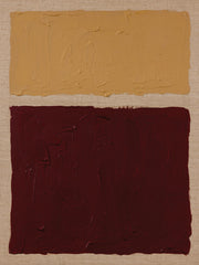 Ochre Versus Oxblood Print