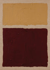 Ochre Versus Oxblood Print