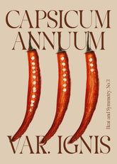 Fiery Chili Pepper Print