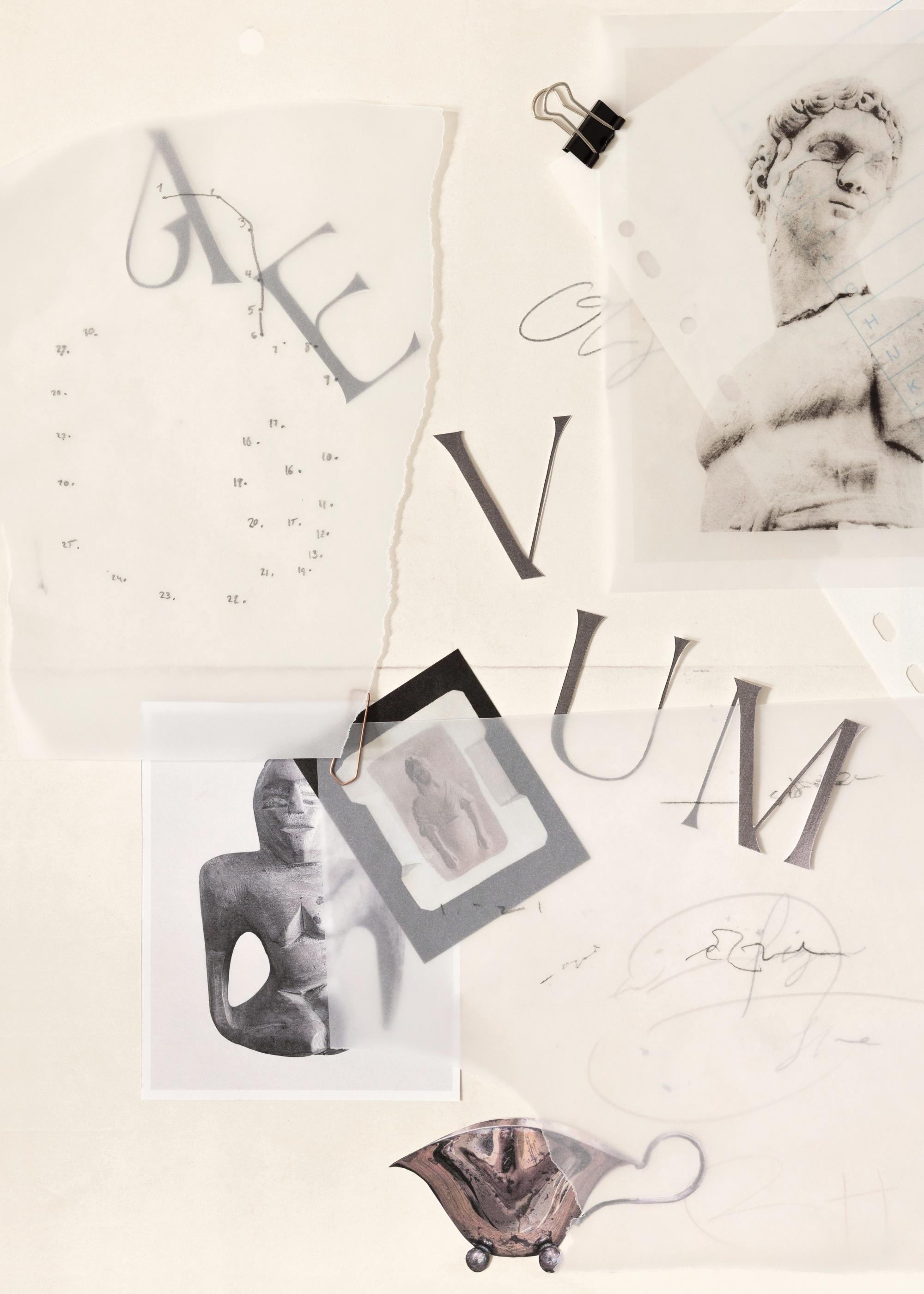 Lessons in Antiquity Collage No. 1 Print