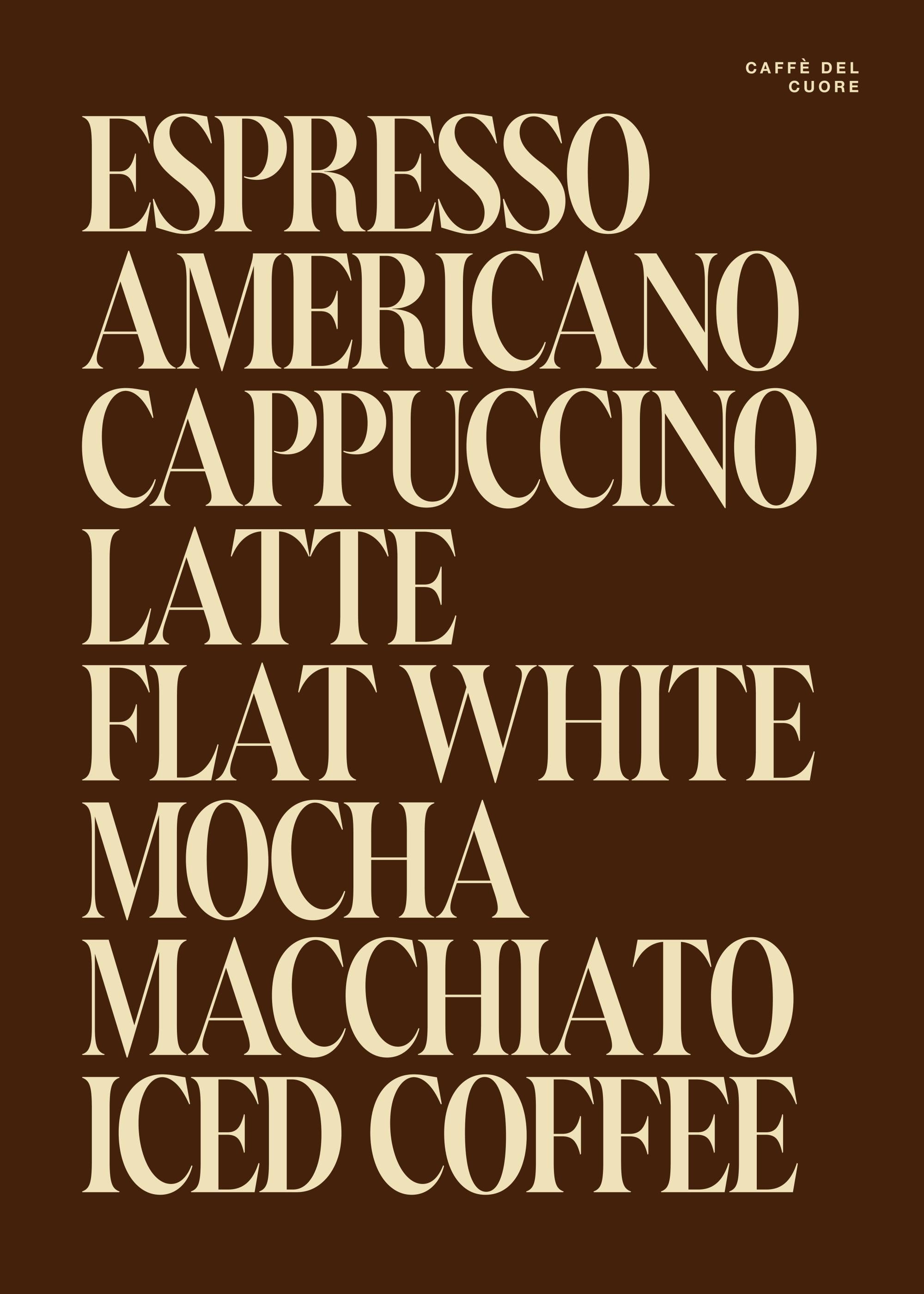 Caffè del Cuore Print