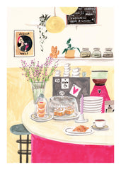 Laura Page - Swedish Café Print