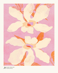 Sylvia Takken - Floating Flowers Print