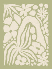 Hanna KL - White Garden Print