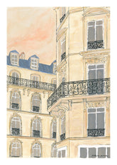 Katharina Puritscher - Golden Hour Building Print