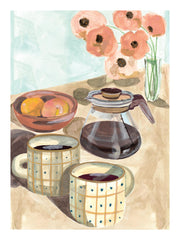 Laura Page - Coffee and Peaches Print