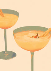 Maarten Leon - Holiday in a Glass No1 Print