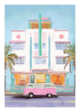 Ekaterina Zagorska - Ocean Drive Party Print