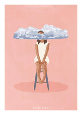 Giselle Dekel – Pink Meditation Print