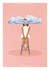Giselle Dekel – Pink Meditation Print