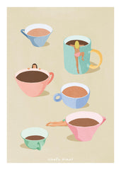 Giselle Dekel – Coffee Ladies Print