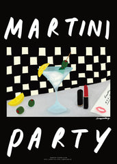 Nephthys Foster - Martini Party Print