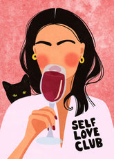 Raissa Oltmanns - Self Love Club Print