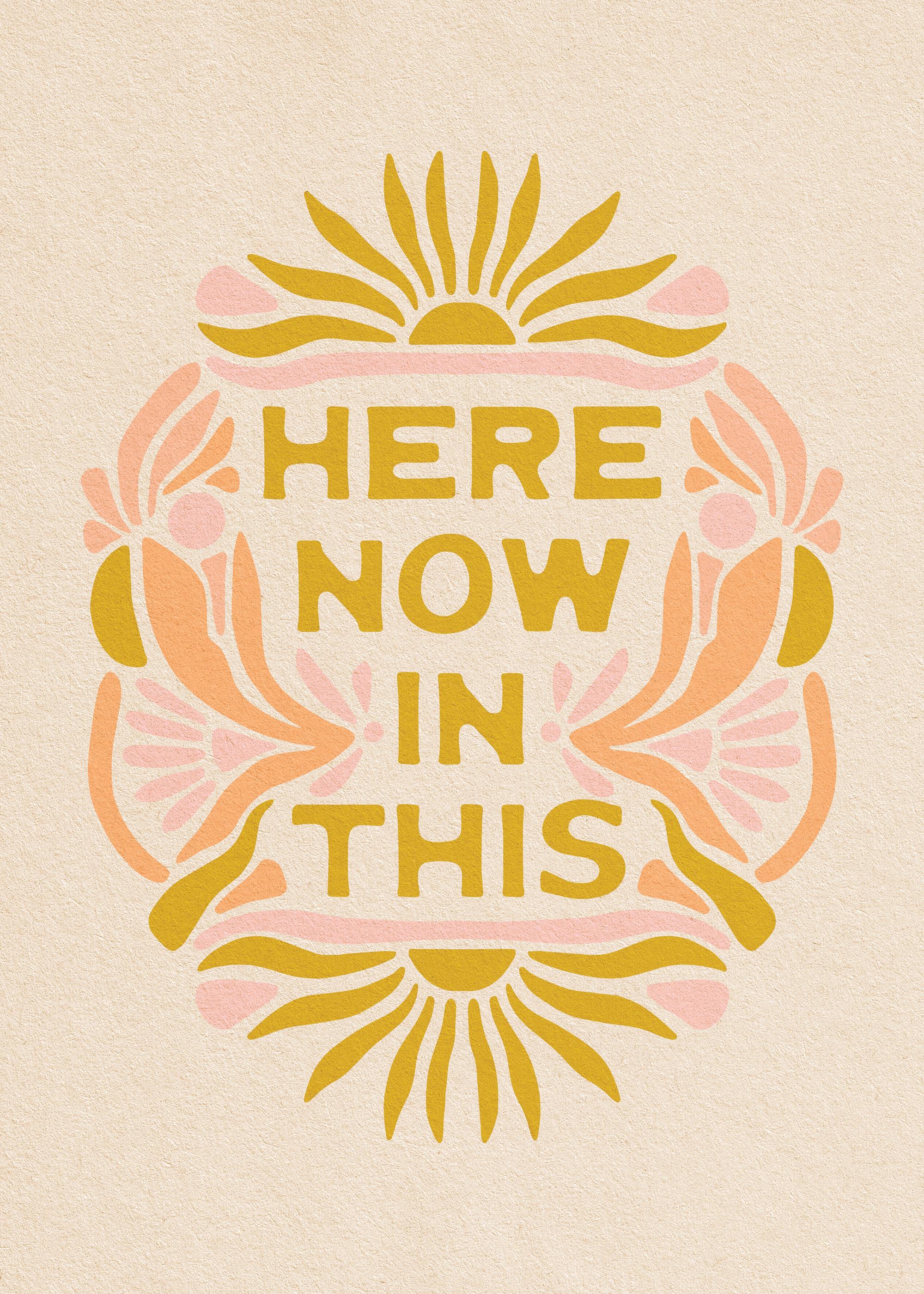 The SoulShine Co. - Here Now In This Print