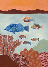 Karina Jambrak - A Swim in the Ocean Print