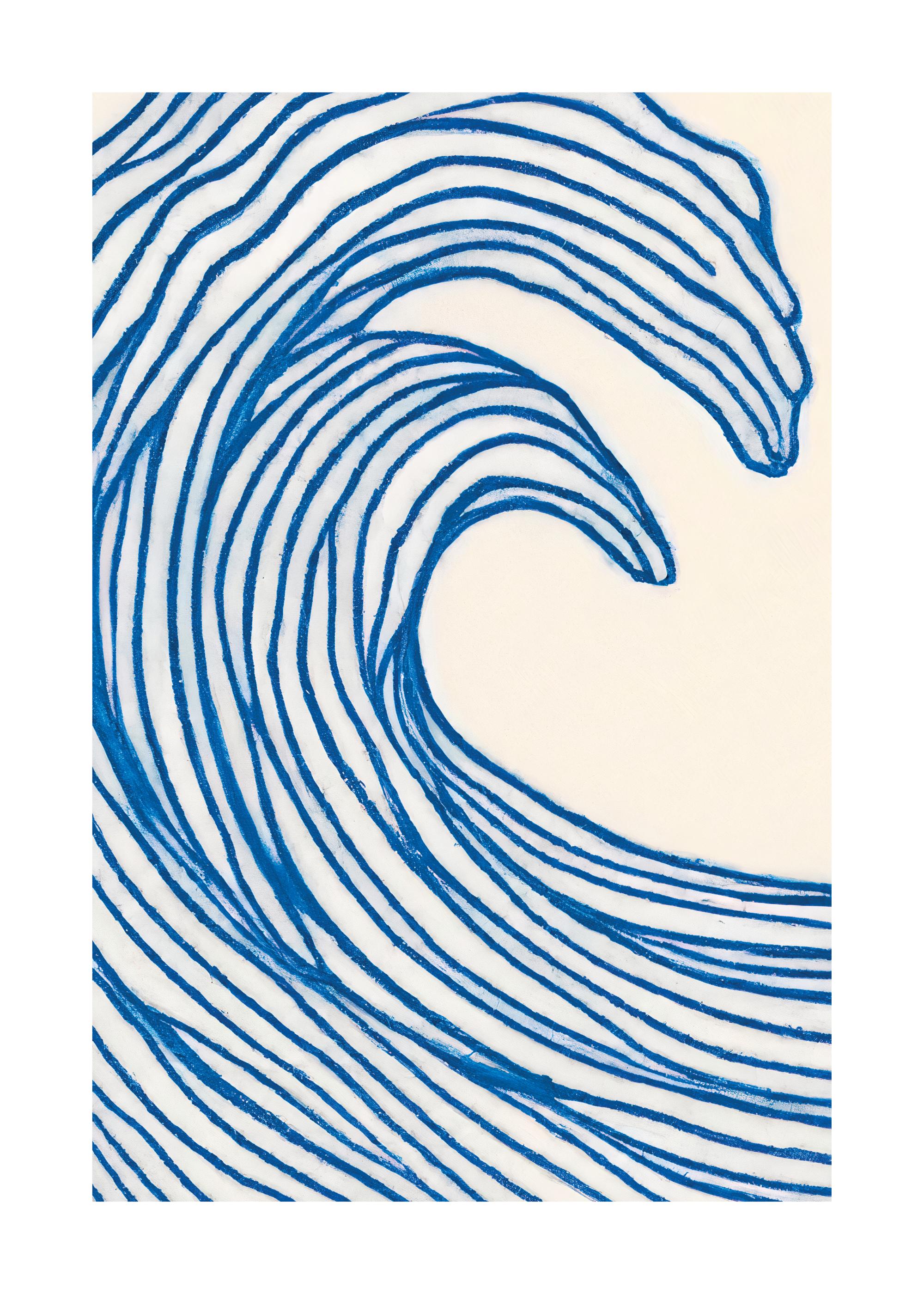 Merel Takken - Wavy Lines Print