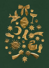 Golden Ornaments Print